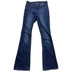 Calvin Klein Jeans Womens 10" Flare Dark Wash Denim Pants Size W26 L34